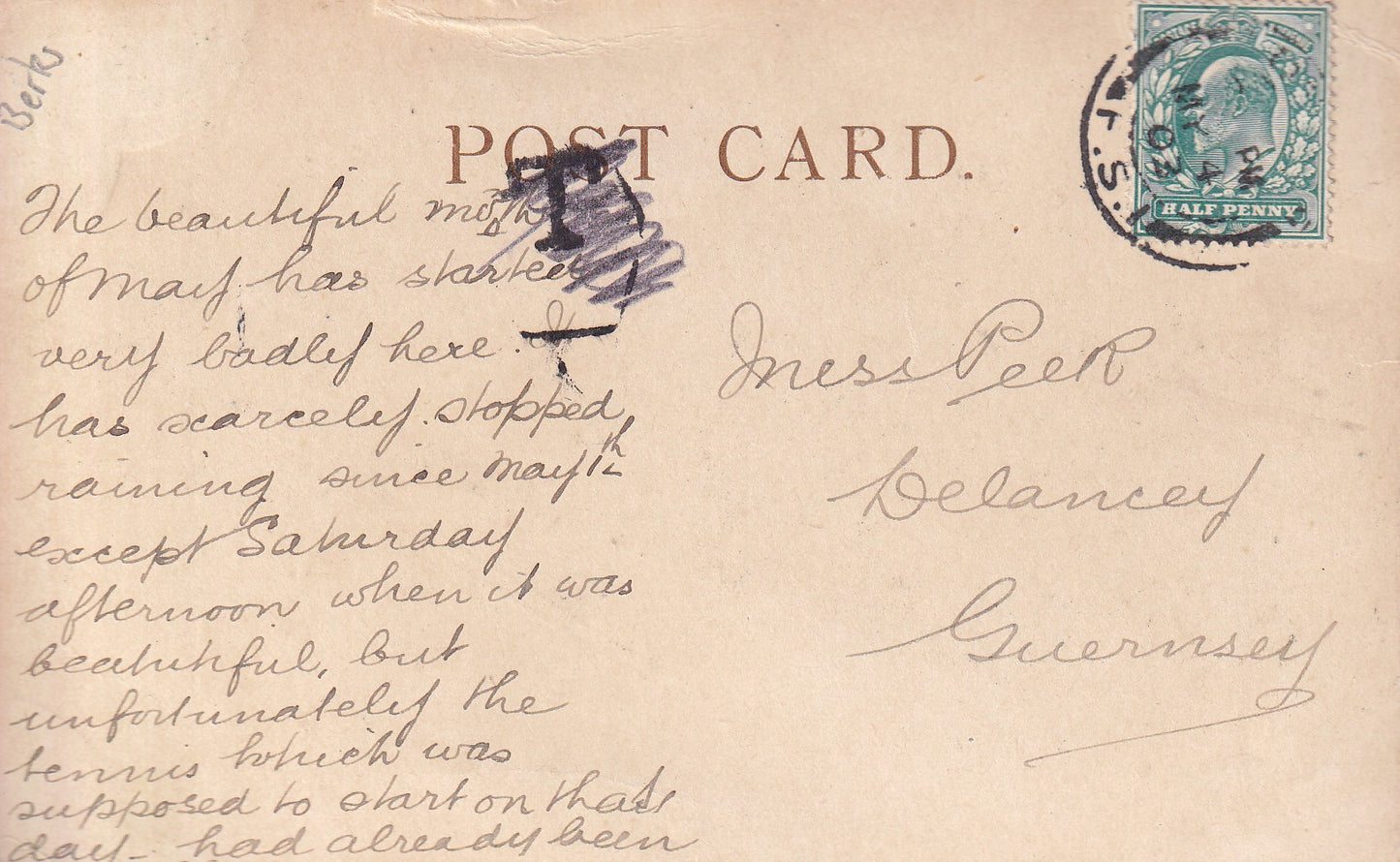 Postcard - Sonning Bridges, Sonning, Berkshire, England - Printed - Posted