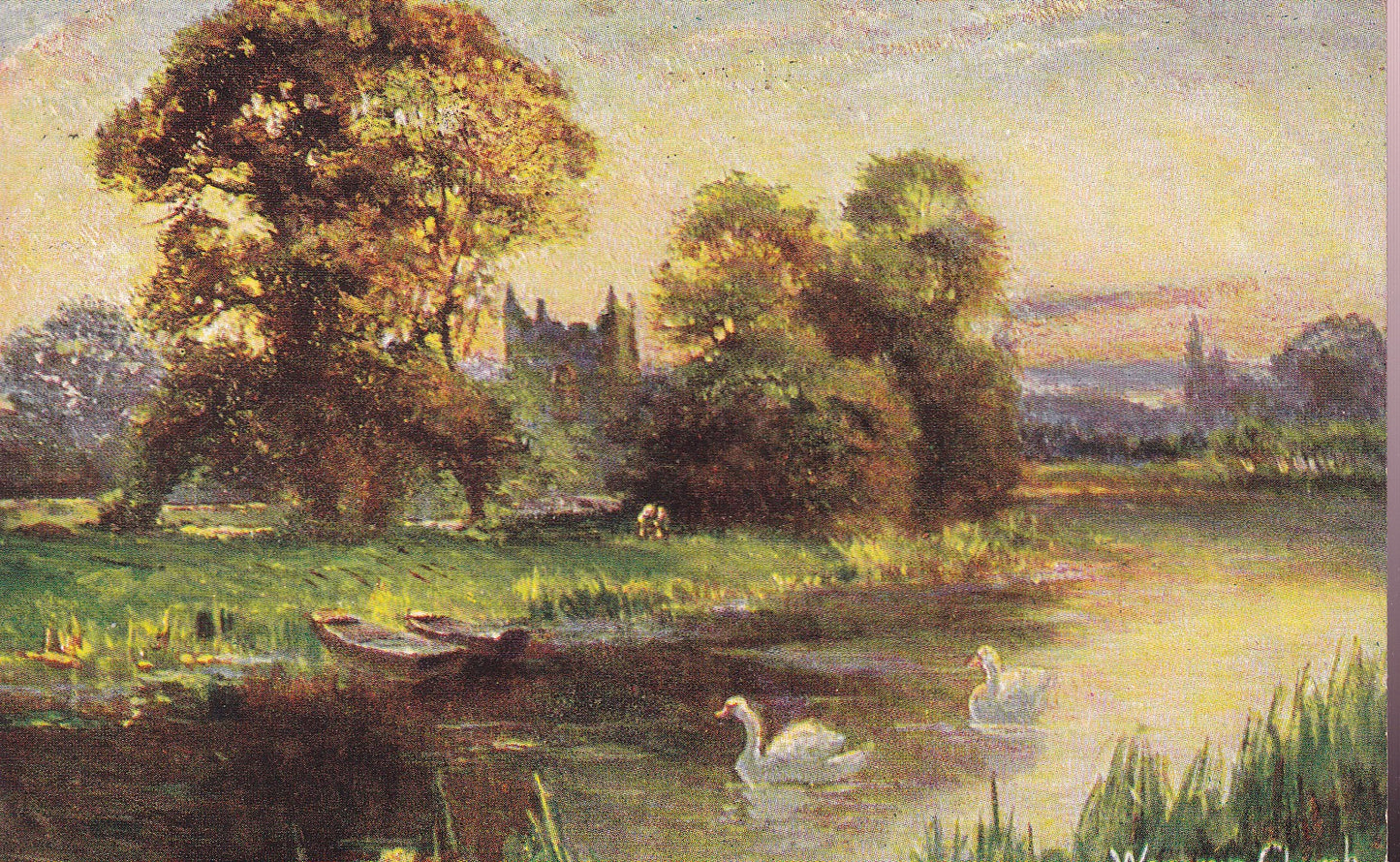 Postcard - Wargrave Church, Berkshire, England - Printed - Posted