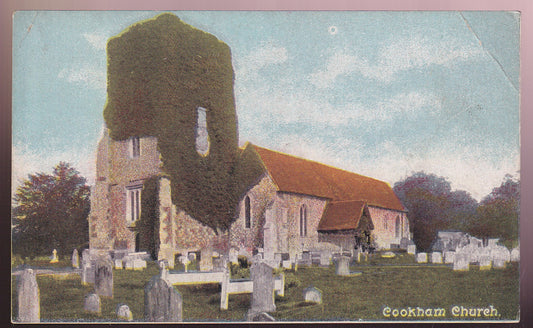 Postcard - Cookham Church, Cookham, Berkshire, England - Printed - Unposted