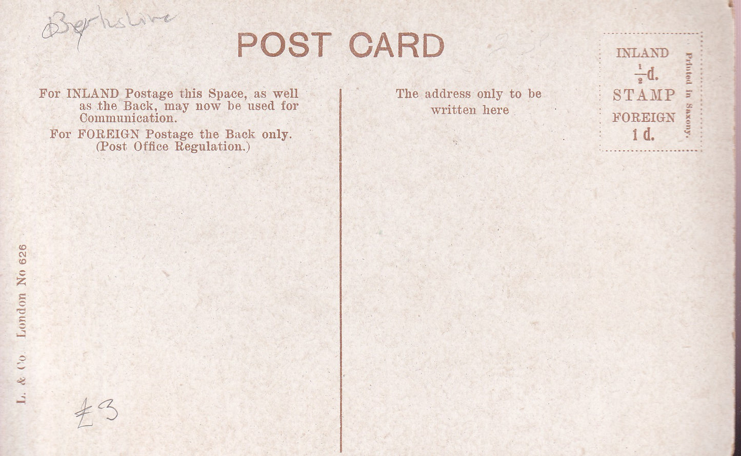 Postcard - East Haybourne, Berkshire, England - Printed - Unposted