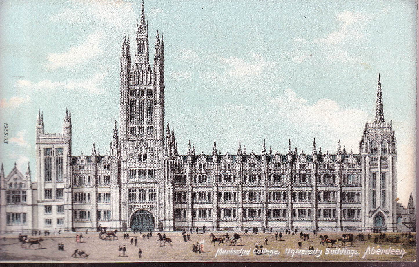 Postcard - Marischal College, University Buildings, Aberdeen, Aberdeenshire, Scotland - Printed - Unposted