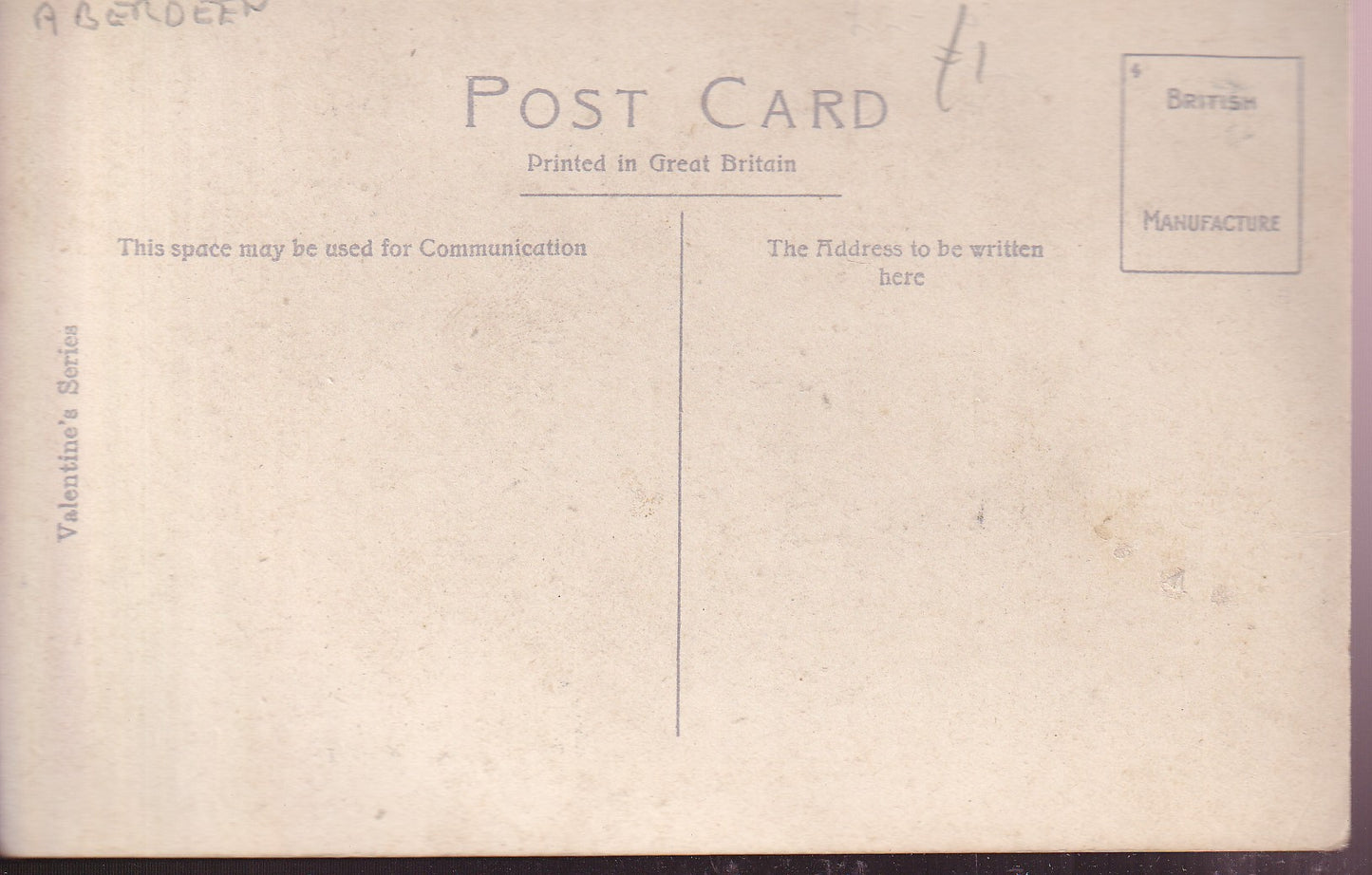 Postcard - Wallace Statue and H M Theatre, Aberdeen, Aberdeenshire, Scotland - Printed - Unposted