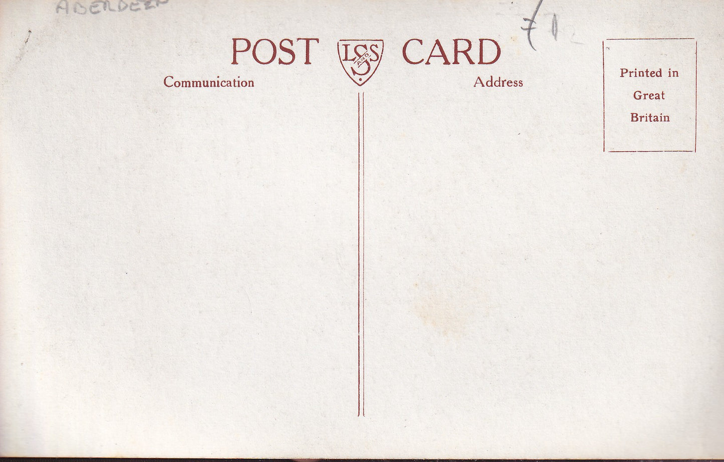 Postcard - Marischal College, Aberdeen, Aberdeenshire, Scotland - RPPC - Unposted