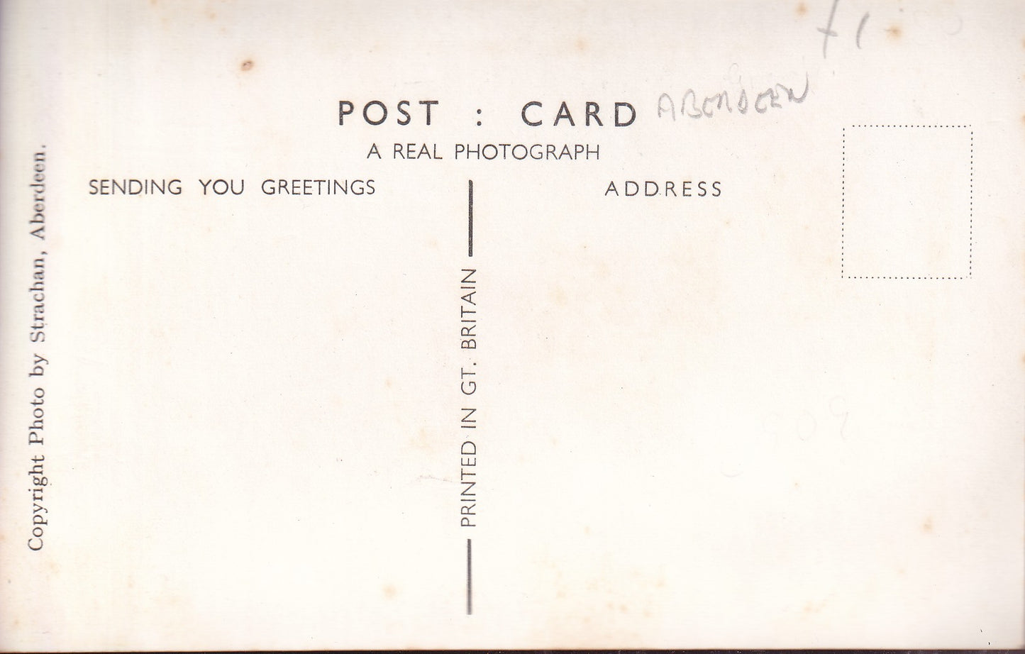 Postcard - St Machar's Cathedral, Old Aberdeen, Aberdeenshire, Scotland - RPPC - Unposted