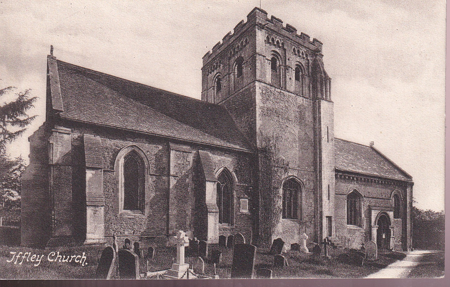 Postcard - Iffley Church, Oxford, Oxfordshire, England - Printed - Unposted