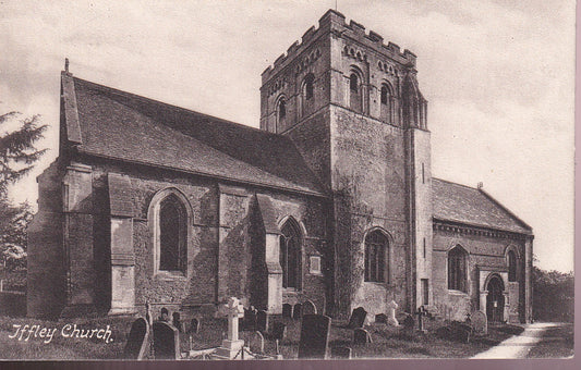 Postcard - Iffley Church, Oxford, Oxfordshire, England - Printed - Unposted