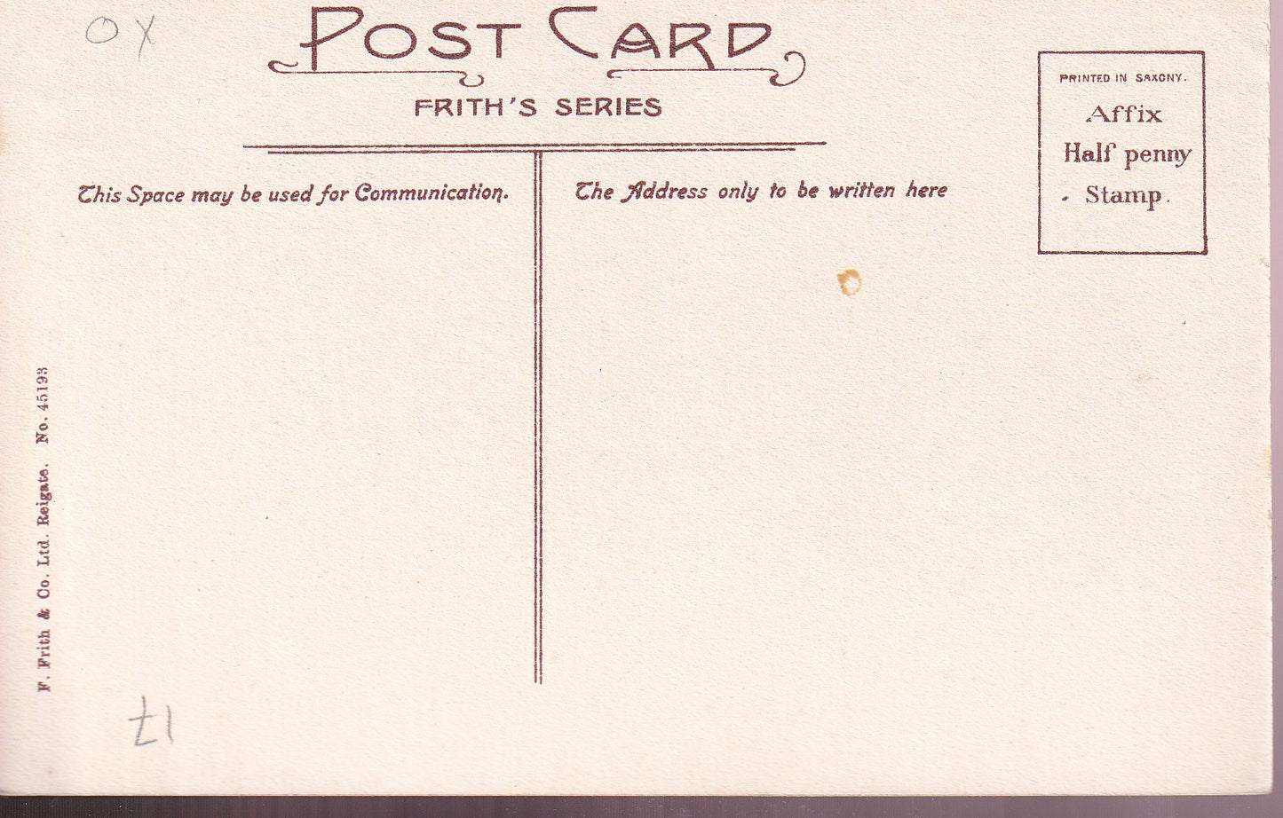 Postcard - Iffley Church, Oxford, Oxfordshire, England - Printed - Unposted