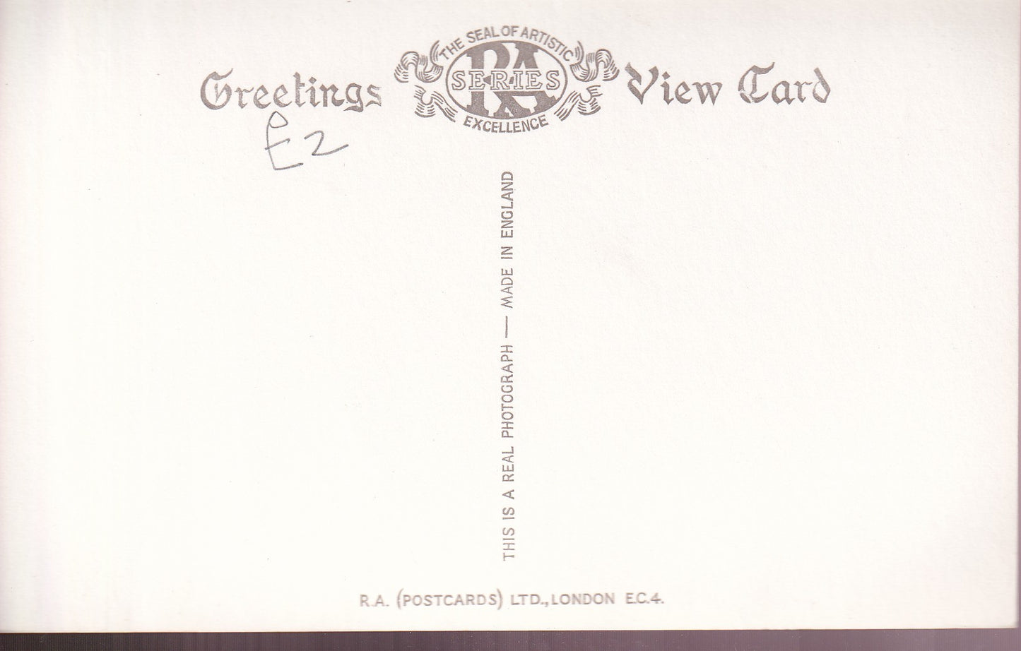Postcard - Long Library, Blenheim Palace, Woodstock, Oxfordshire, England - RPPC - Unposted