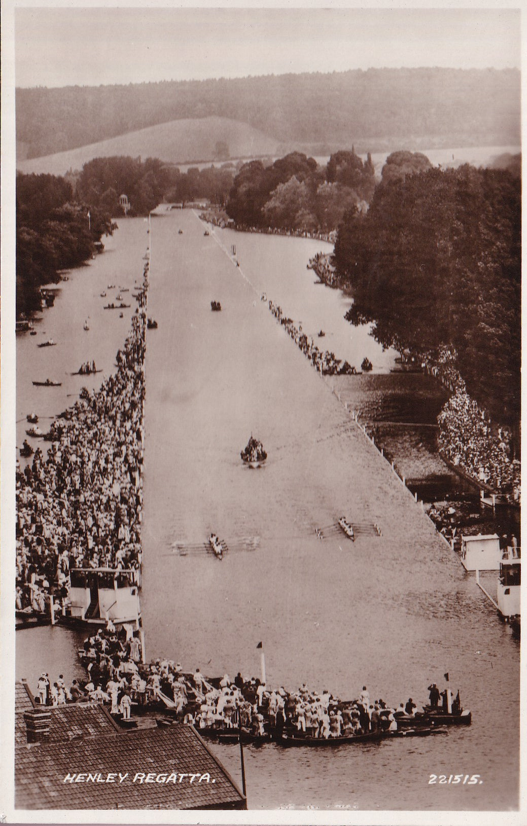 Postcard - Henley Regatta, Henley, Oxford, Oxfordshire, England - RPPC - Unposted