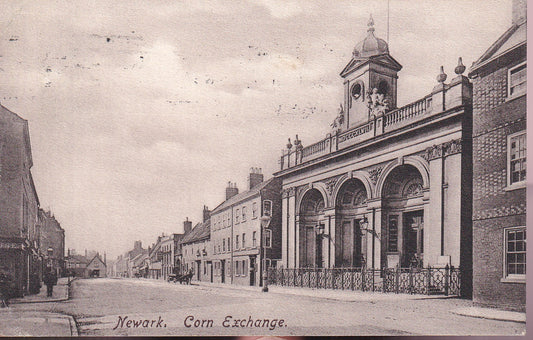 Postcard - The Corn Exchange, Newark, Nottinghamshire, England - Printed - Posted