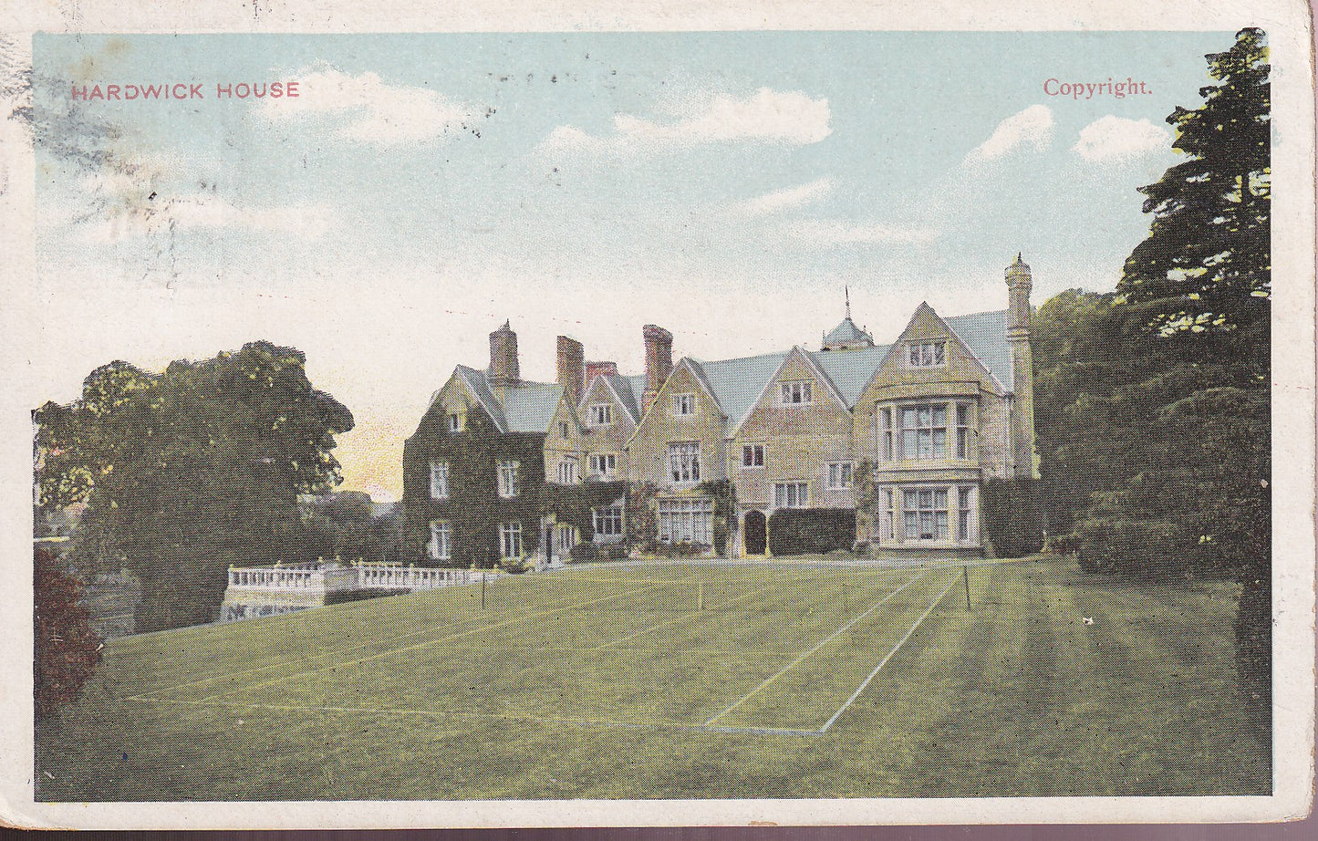 Postcard - Hardwick House, Whitchurch-on-Thames, Oxfordshire, England - Printed - Posted