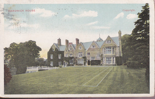 Postcard - Hardwick House, Whitchurch-on-Thames, Oxfordshire, England - Printed - Posted
