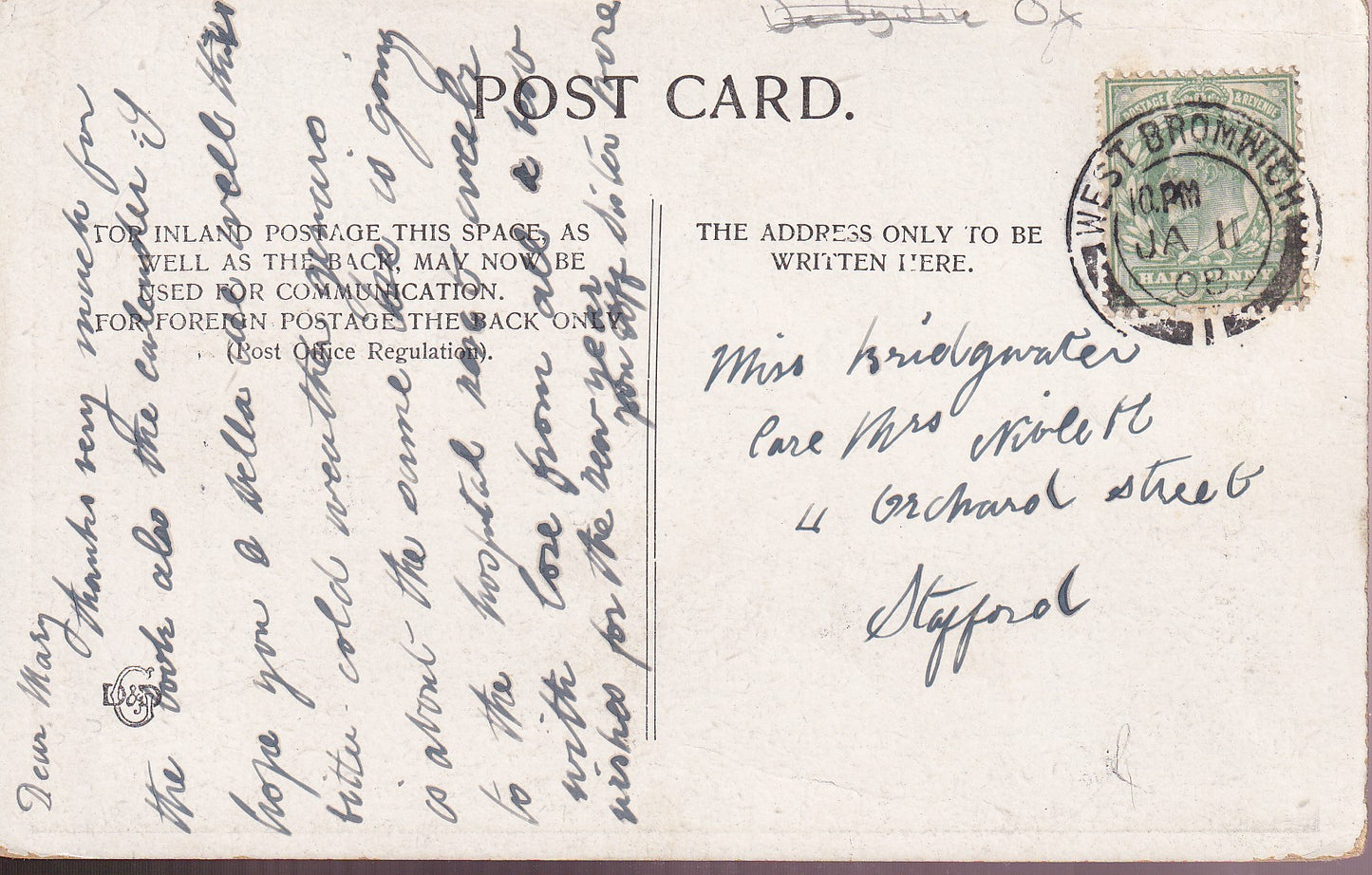 Postcard - Hardwick House, Whitchurch-on-Thames, Oxfordshire, England - Printed - Posted