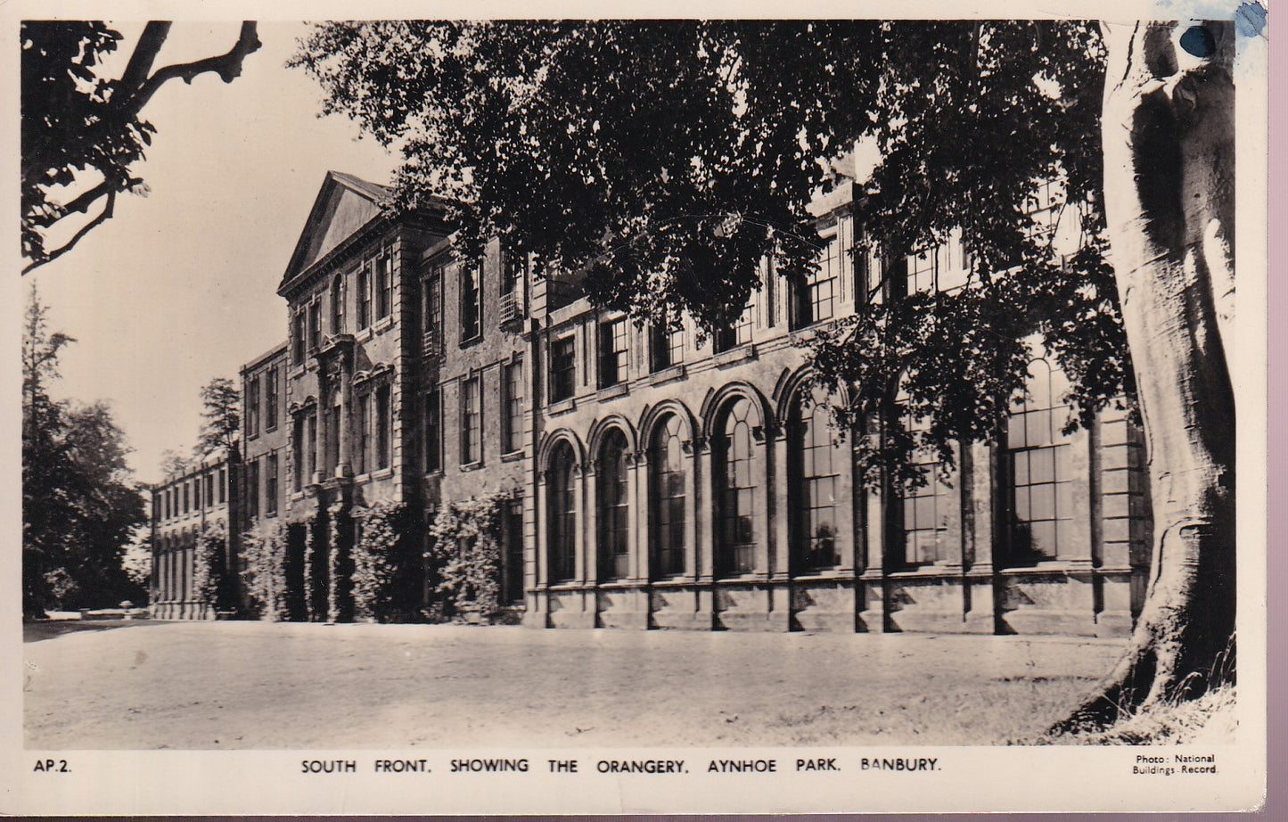 Postcard - Aynhoe Park, Banbury, Oxfordshire, England - RPPC - Posted