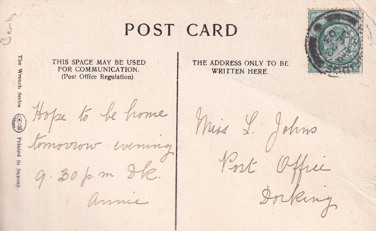 Postcard - The Long Walk, Windsor, Berkshire, England - Printed - Posted