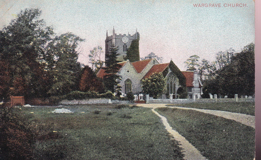 Postcard - St Mary's Church, Wargrave, Berkshire, England - Printed - Posted