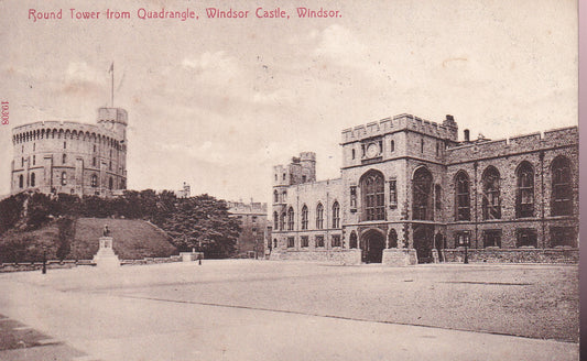 Postcard - The Round Tower, Windsor Castle, Windsor, Berkshire, England - Printed - Posted