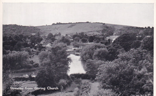 Postcard - Streatley from Goring Church, Berkshire, England - Printed - Unposted