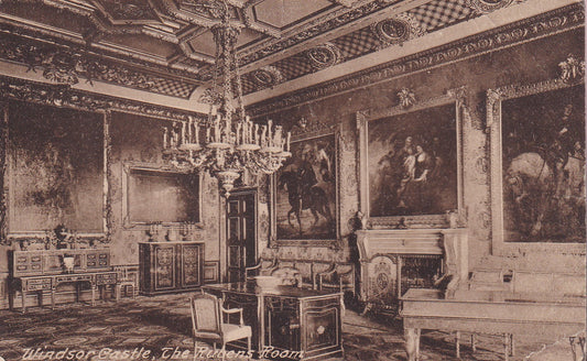 Postcard - The Rubens Room, Windsor Castle, Windsor, Berkshire, England - Printed - Unposted