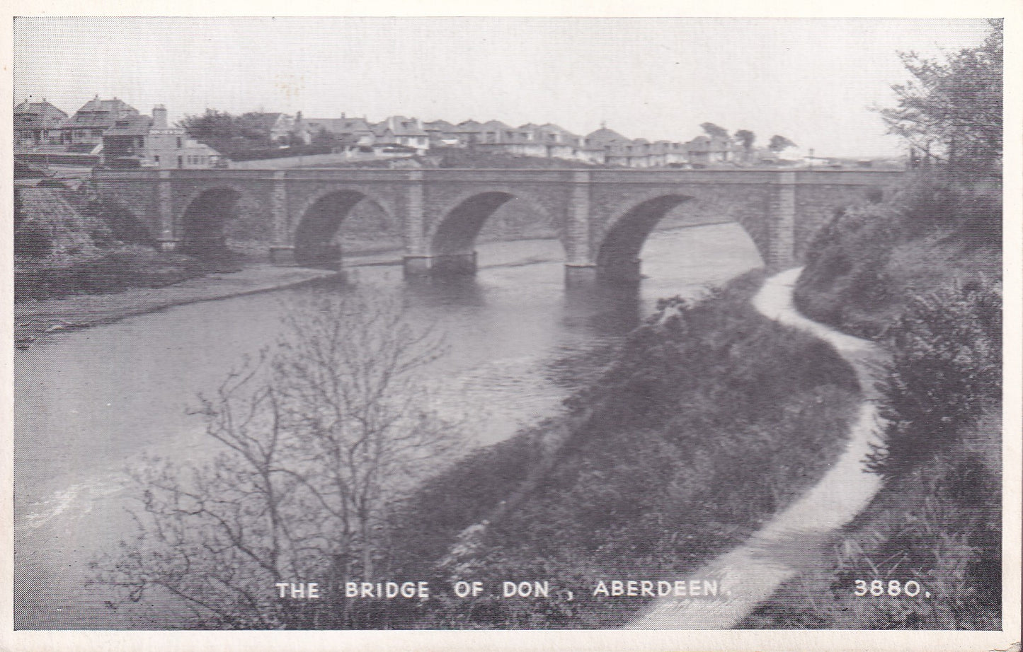 Postcard - The Bridge of Don, Aberdeen, Aberdeenshire, Scotland - Printed - Unposted
