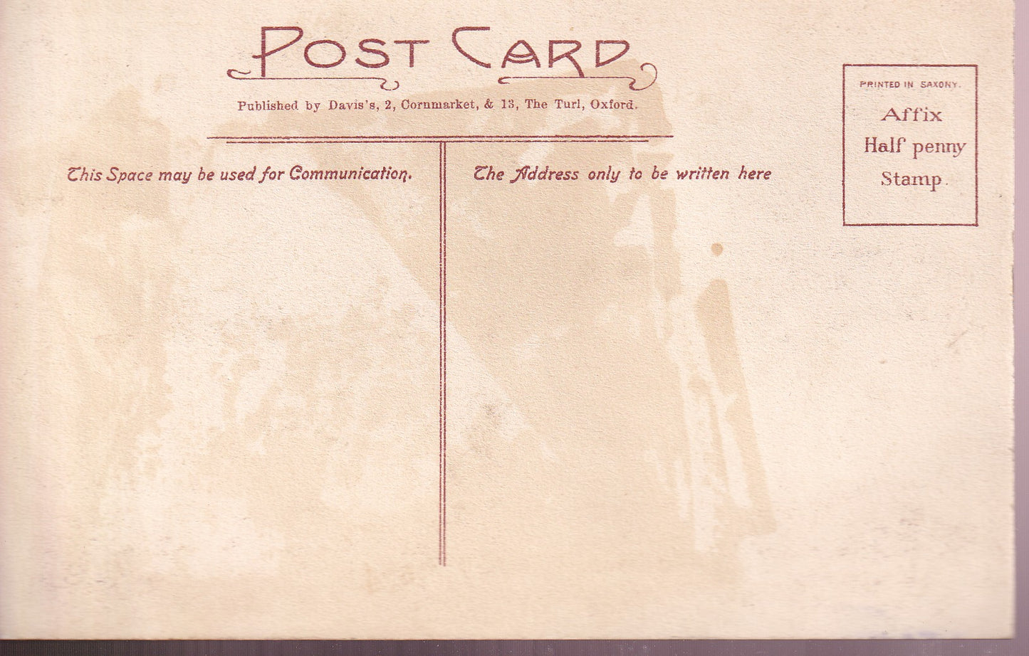 Postcard - Kitchen, Christ Church Cathedral, Oxford, Oxfordshire, England - Printed - Unposted