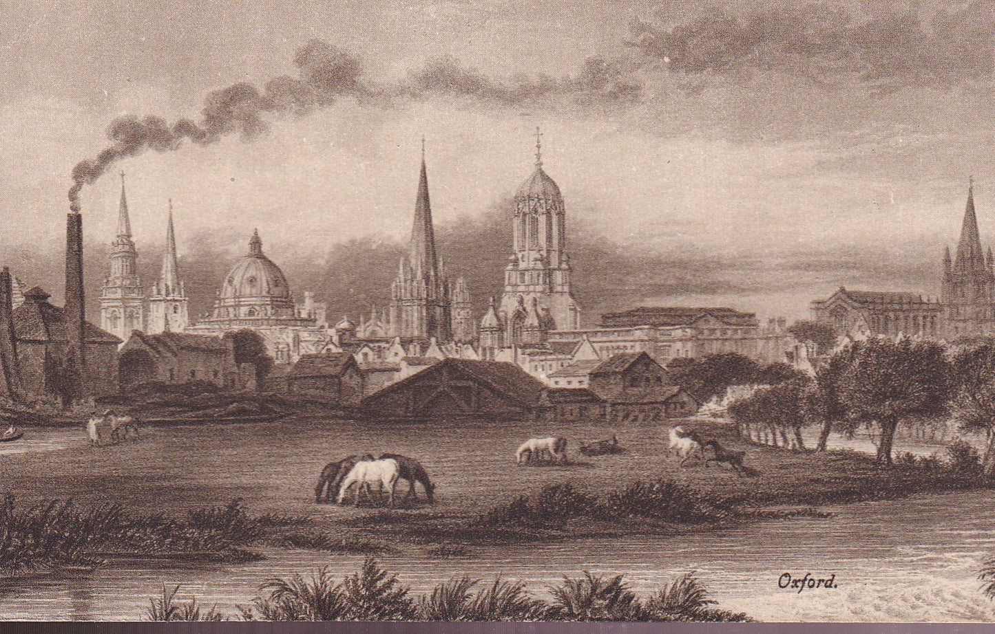 Postcard - Oxford, Oxfordshire, England - Printed - Unposted