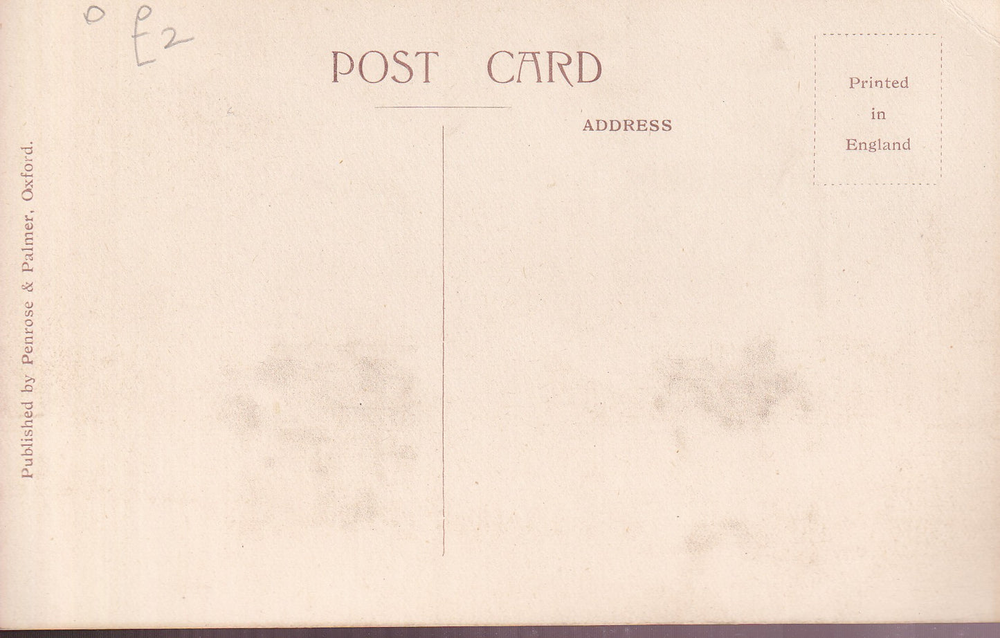 Postcard - Oxford, Oxfordshire, England - Printed - Unposted