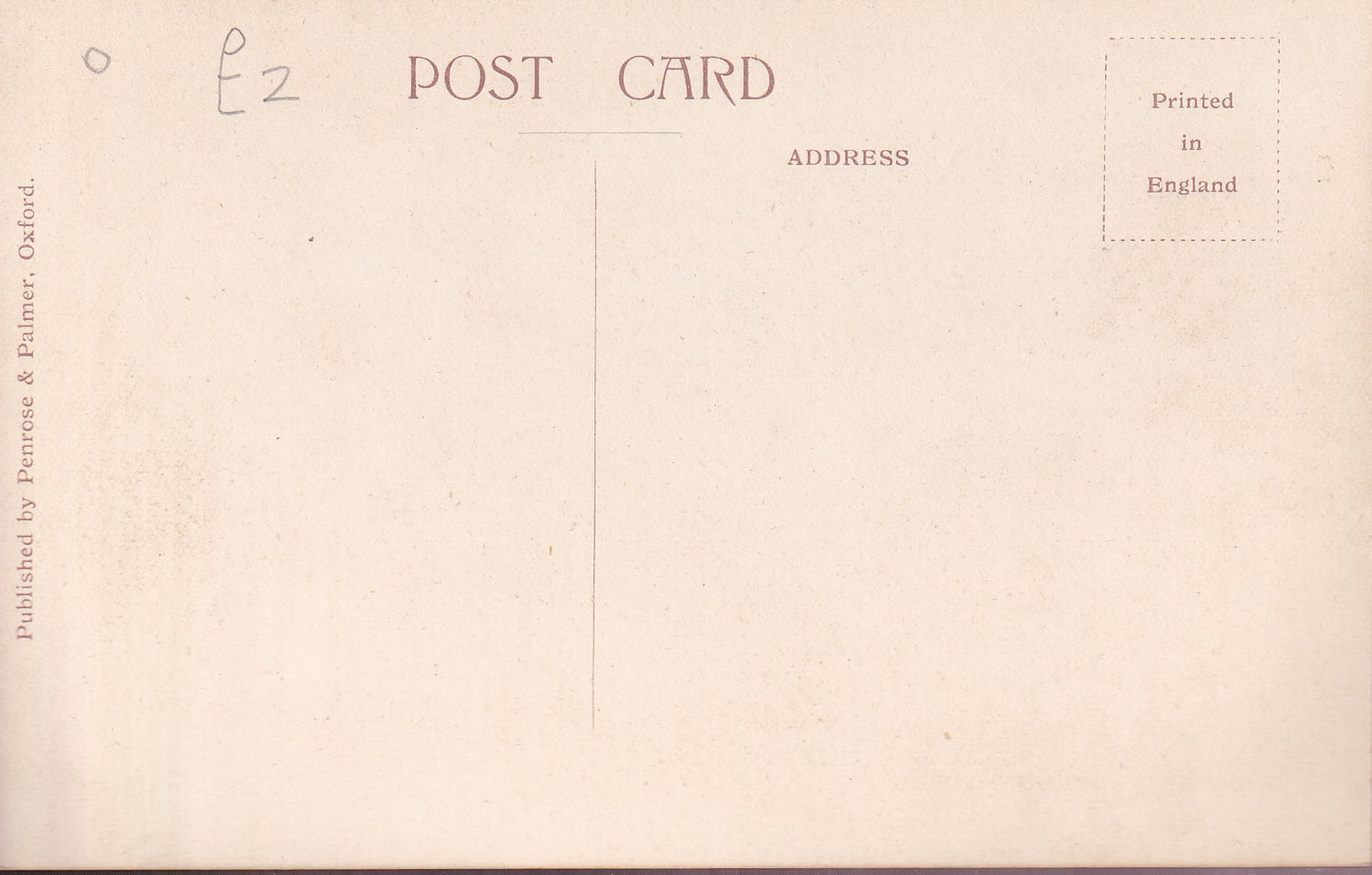 Postcard - Oxford, Oxfordshire, England - Printed - Unposted