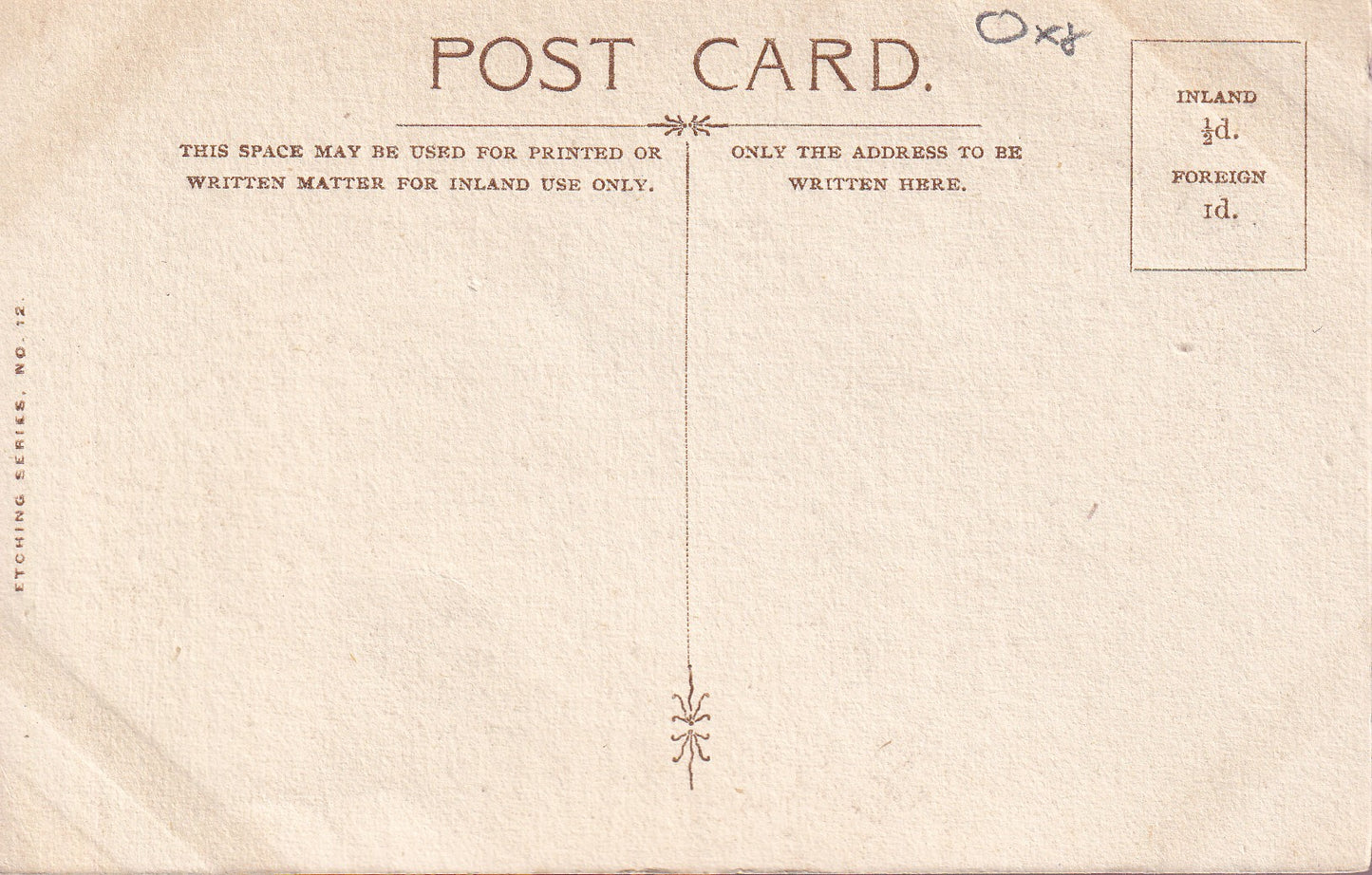 Postcard - The Staircase, Christ Church, Oxford, Oxfordshire, England - Printed - Unposted