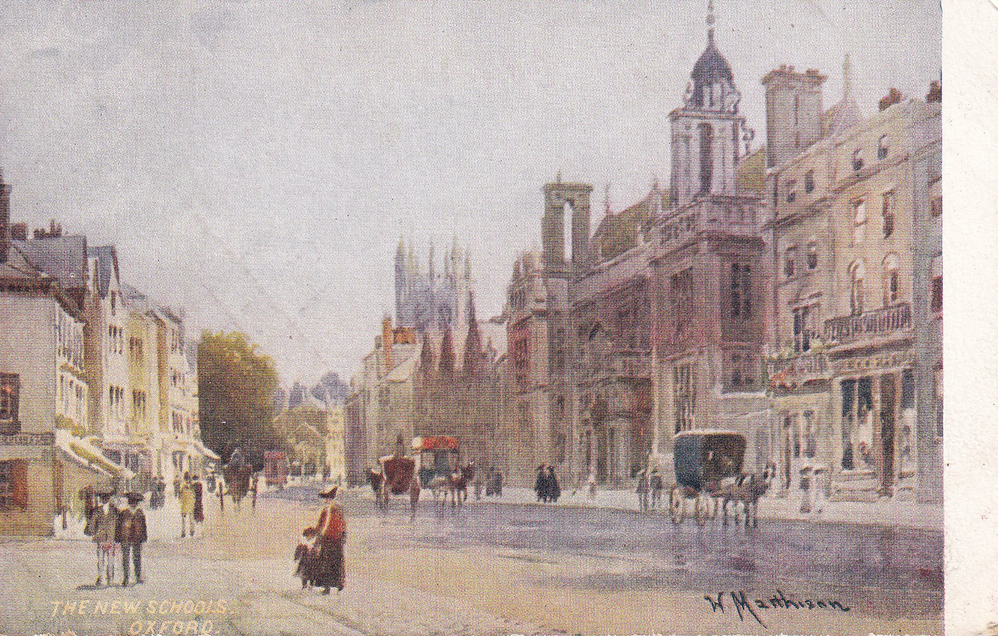 Postcard - The New Schools, Oxford, Oxfordshire, England - Printed - Unposted