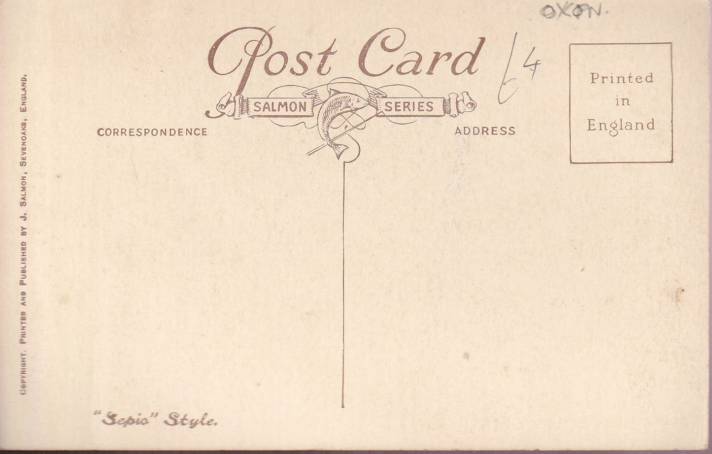 Postcard - High Street, Shrivenham, Oxfordshire, England - Printed - Unposted