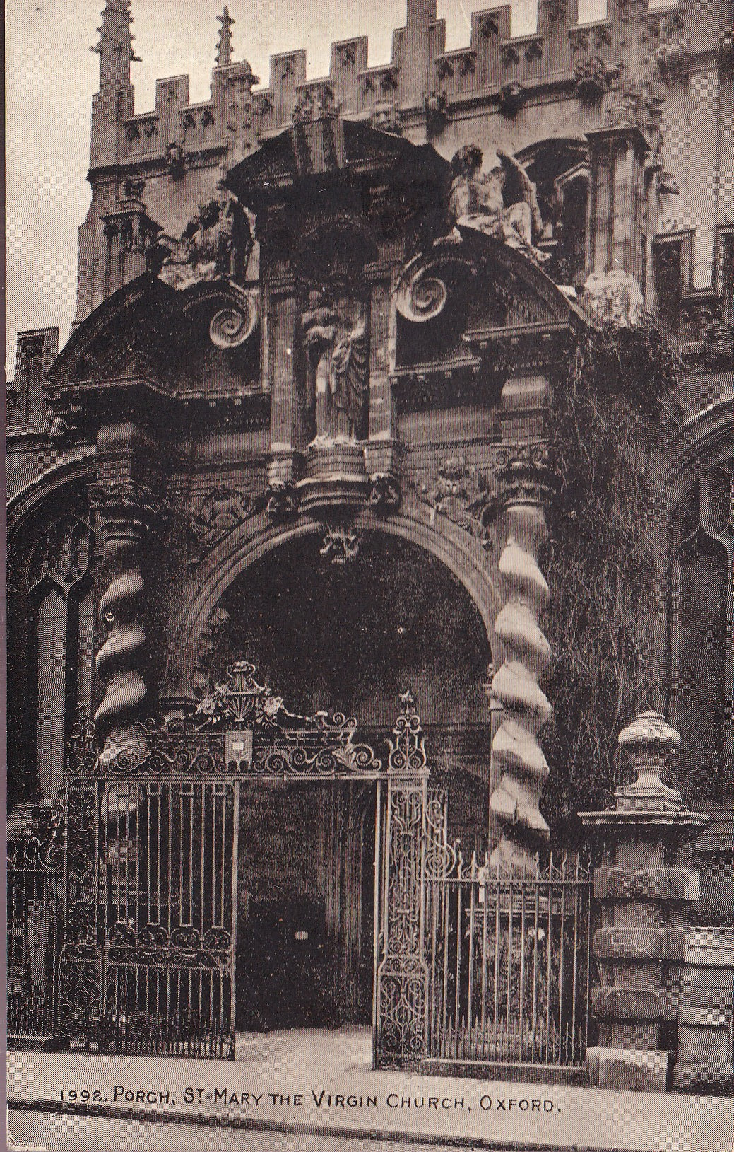 Postcard - St Mary The Virgin Church, Oxford, Oxfordshire, England - Printed - Unposted
