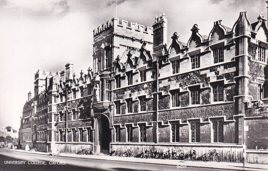 Postcard - University College, Oxford, Oxfordshire, England - RPPC - Unposted