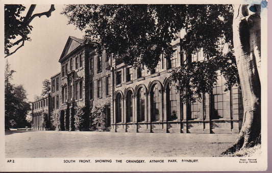 Postcard - Aynhoe Park, Banbury, Oxfordshire, England - RPPC - Posted